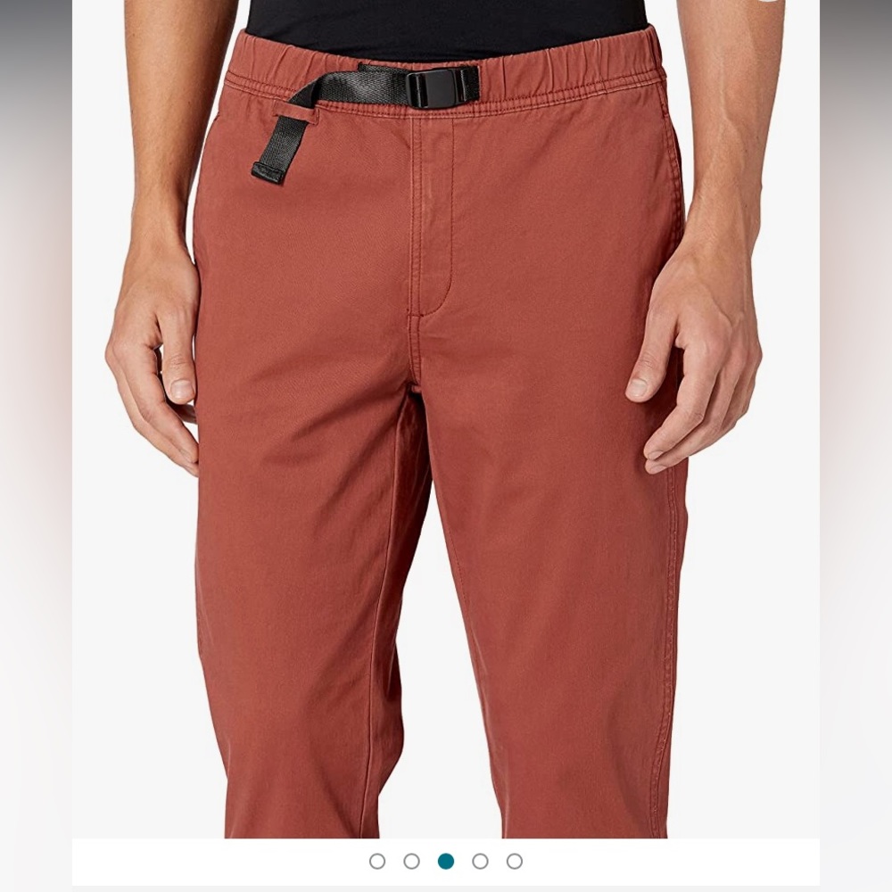 Rust belted pants XL 34 , 32” inseam